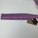 Vera Pelle Karakorum Belt Womens One Size Purple Leather Tie Italy 100%  NWT Photo 5