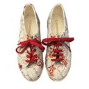 Superga  Wool Embroidered Espadrilles Platform Sneakers Shoes 7.5 Photo 2