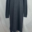 Madewell  Gray Merino Wool Alpaca Blend Sweater Dress Size L Photo 3