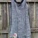 Rickie Freeman Teri Jon Gray Linen Dress NWT | 10 Photo 0