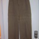 United Colors Of Benetton Vintage 80's Benetton Cotton Wide Leg Cargo Pant Light Brown Size 42 Fits 4-6 Photo 2