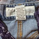 Vintage Havana  Blue Denim Distressed Cut-off Shorts with Bandana Belt Size 25 Photo 4