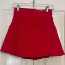 Red Athletic Skirt Photo 0