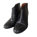 Eric Michael Black Leather Ankle Booties Photo 5