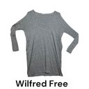 Wilfred Artizia  Free womens medium Gale gray dress tunic space dye relax casual Photo 1