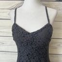 American Eagle Grey Lace Dress Photo 2