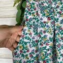 Talbots Vintage  White Floral Garden Pleated Maxi Dress Photo 3