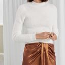 & Other Stories Paris Atelier & Other Stories Gold Draped Metallic Satin Mini Skirt NWT Size 0 Photo 9