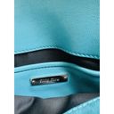 Miu Miu  Nappa Leather Matelassé Crystal Crossbody Bag Handbag Turquoise Auth Photo 9