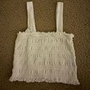 American Eagle White beachy Tank Top Photo 0