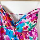 Twisted NWT Swim Solutions  Bandeau Tankini‎ Top in Primavera Floral Pink Photo 3