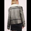 Tobi Grey and Black The Lucky One Moto Fleece Jacket Photo 6