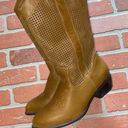 sbicca  selena tan western eyelet cutout boots Photo 4