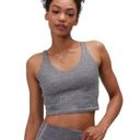 Spiritual Gangster  Womens Exhale Tech Bra Tank Heather Gray XS NWT Photo 2