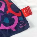 Oscar de la Renta  Silk Scarf - Abstract & Heart Print Photo 2