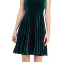 Gabby Skye  Cut-Out Velvet Dress Green Size 14 NWT Photo 2