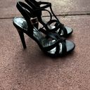 Daisy Fuentes Black Strappy Heels Photo 5