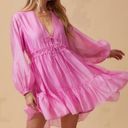 The Moon Day +  Pink Ruffle Dress(Size Medium) Photo 3