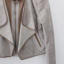 BCBGMAXAZRIA Sloan Faux Suede Cropped Moto Jacket in Moss Photo 12