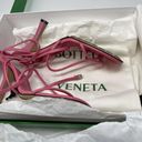 Bottega Veneta  930$ The Line Pink Milkshake Square Toe Heel Strap Sandal Leather Photo 11