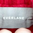 Everlane  Women's Red 100% Wool Knit Ribbed Turtleneck Sweater Size XS Photo 2