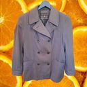 Gallery  Double Breasted Gray Blazer/‎ Lightweight Coat Size Medium Photo 0