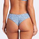 Billabong NEW  Shirred Fiji Cheeky Bikini Bottoms in Blue Size L Photo 1