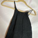 Madewell NWT  Black Crisscross Midi Slip Dress in Cupro-Blend Size 2 Photo 6