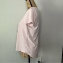 Halara  size S Pink Round Neck Short Sleeve Crisscross Split Tie Back Sports Top Photo 91