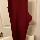 TJ Maxx Maroon Cropped Leggings Photo 1