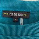 Free The Roses Teal Cap Sleeve Top Photo 1