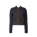 Martin Grant Paris Brocade Bomber Jacket in Blue 4 36 Womens Jacquard Coat Size undefined Photo 9