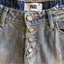 Paige Distressed Boyfriend Jeans 27 Button Fly Ripped Streetwear Boho Photo 2