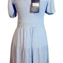 NWTS🍃LADIES SMALL🍃BABY BLUE PEASANT BOHEMIAN DRESS🍃PERFECT FOR THE SEASON Photo 2