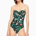 Kate Spade  Marina Black Hummingbird One- Piece Swimsuit- Size Small Photo 0