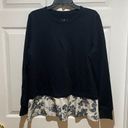 Jason Wu J  Mixed Media Sweatshirt Photo 1