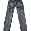 One Teaspoon  Trashed Freebirds Distressed Skinny Jeans Size 24 Photo 0