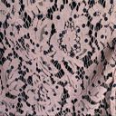 Weston Pink Black Lace Crewneck Bodycon Dress XS Photo 1