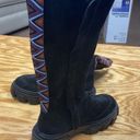 Farm Rio  Suede Grosgrain Trim Riding Boots size 8.5 (s5)) new without box Photo 8