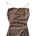 B Darlin B. Darlin Ombré Sequin Cowl Neck Bungee Strappy Back Mini Dress Size 1/2 NWT Photo 5