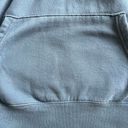 American Eagle Super Soft Blue Distressed Oversized Hooded Sweatshirt Photo 7