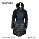 Zac Posen  Juniper Lace Women's Black Long Sleeve Full Zip Puffer Coat Medium Photo 3