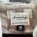 American Eagle Cropped Hooded Flannel Photo 2