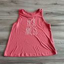 Rae Dunn  M Pink Hot Mess Tank Top Photo 0