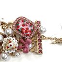 Betsey Johnson Gold Tone Betsey’s Sweets Baby cakes Statement Bracelet Photo 6