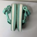 Teva Flatform Platform Seafoam Green Turquoise Blue Sandals Women’s Sz 7 Strappy Photo 2