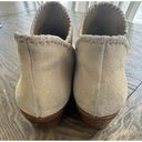 Jack Rogers  Boots Women's 9 Booties Sadie Tan Suede Heels Photo 4