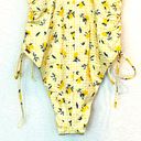 One Piece Bond-Eye Tied Together Lemon Gingham  Swimsuit Limonada NWT Small Photo 10