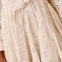 Sézane Sezane Sol Eyelet Embroidered Mini Dress Ecru Size US 12 Photo 11