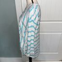 Westbound  white/blue striped tunic top size large Photo 2